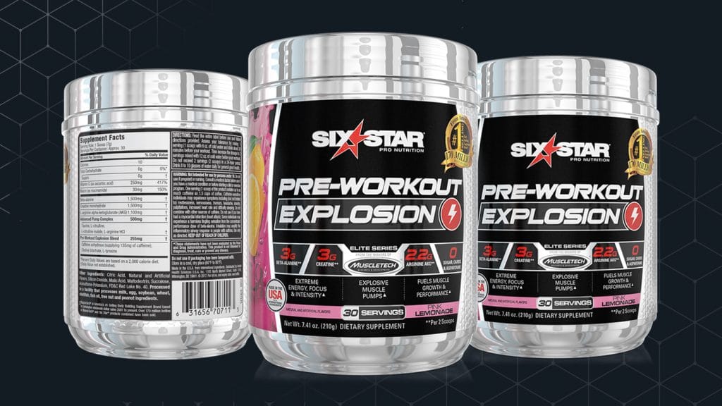 Six Star Pro Nutrition Pre Workout Explosion Review