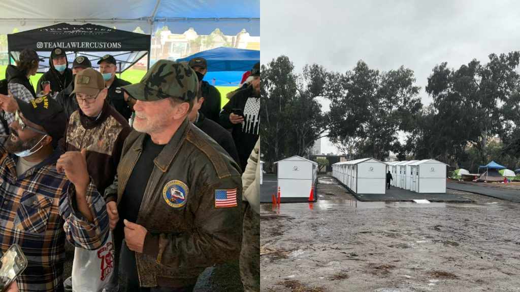 Arnold Schwarzenegger Donates To West L A