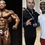 Dexter Jackson During Competition Left And Now Right