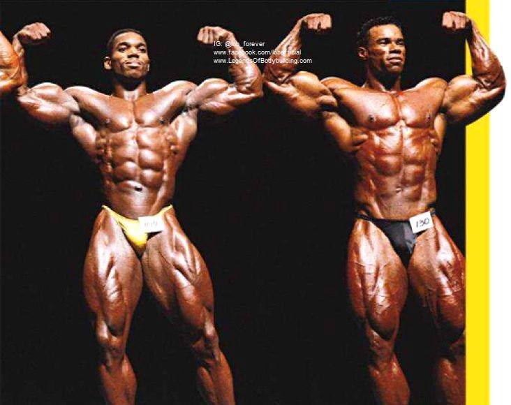 Flex Wheeler And Kevin Levrone At The 1991 Npc Nationals