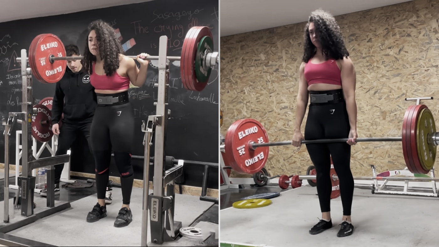 Powerlifter Lya Bavoil Totaled 512.5kg In A Recent Training Session ...