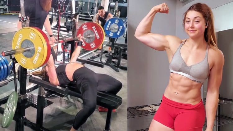 Jessica Buettner 100kg Bench Press For 3 Reps