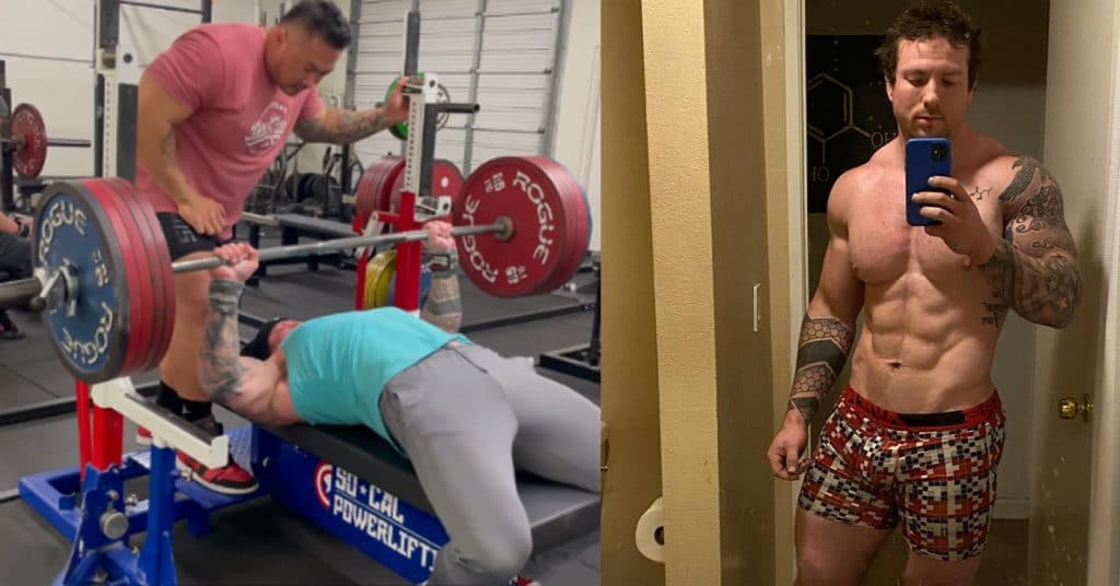 John Haack Paused Bench Press