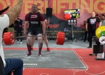 Peiman Maheripourehir Deadlifts Huge 481 Kg