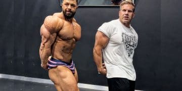 Regan Grimes Posing with Jay Cutler