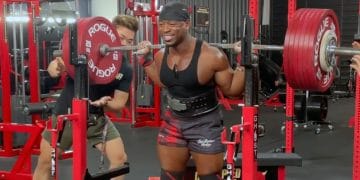 Russel Orhii Squat PR 733lbs