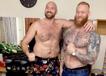 Tyson Fury And Hafthor Bjornsson