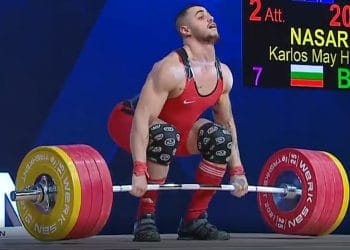 Weightlifter Karlos Nasar