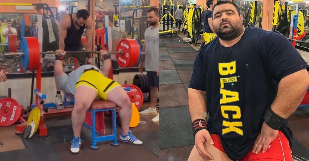 Danial Zamani 315 Kg Bench