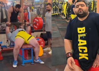 Danial Zamani 315 Kg Bench