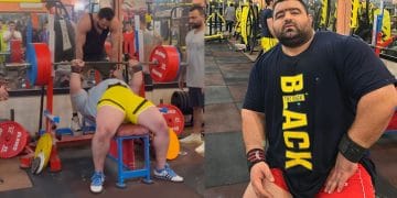 Danial Zamani 315 Kg Bench
