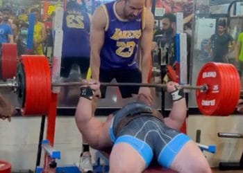 Danial Zamani Smokes 350 Kg