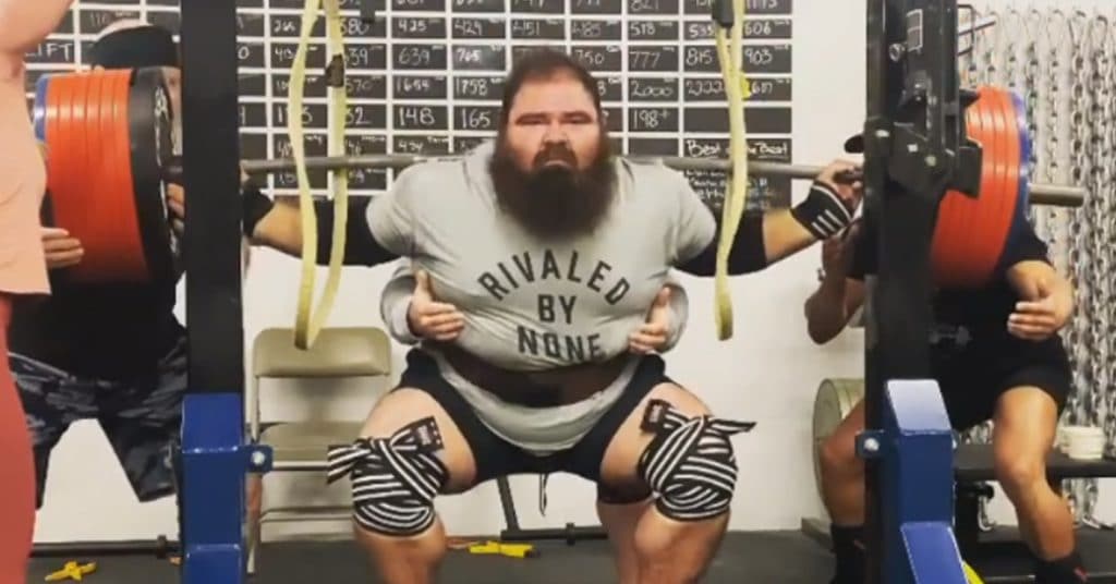 Daniel Bell 470kg Squat