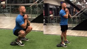 Heels Elevated Goblet Squats