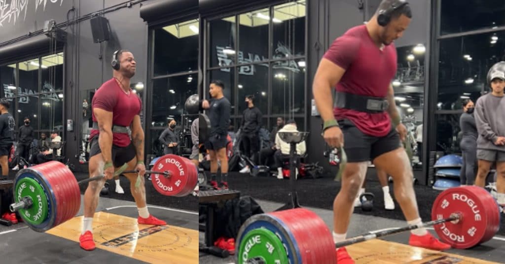 Jamal Browner Deadlifts Monstrous 483 Kg