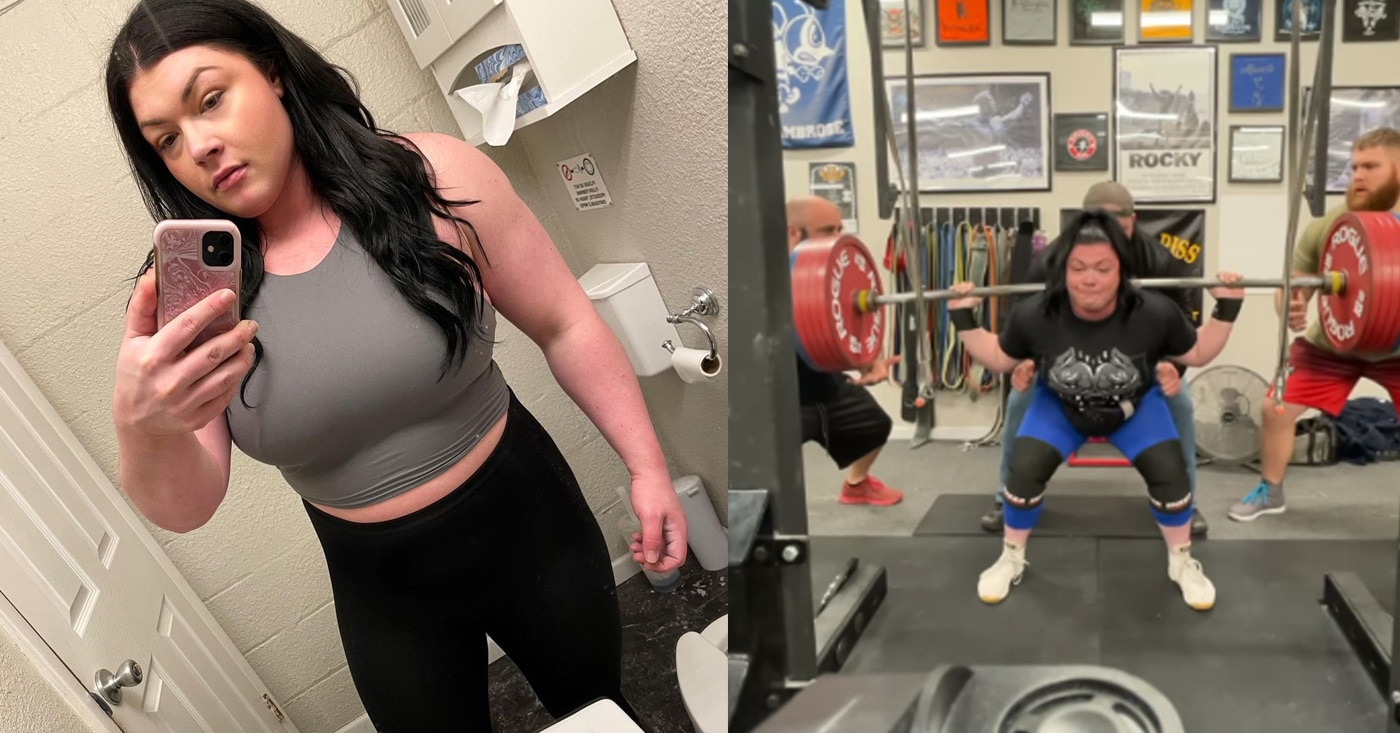 Powerlifter Kiersten Scurlock Squats A Massive 265 kg (584 lbs) 2 Weeks ...