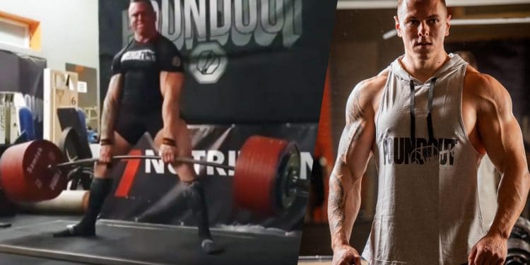 Krzysztof Wierzbicki Deadlifts 484 5kg