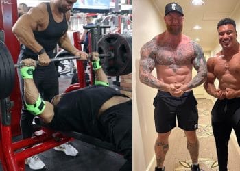 Larry Wheels Bench Pressed Hafthor Bjornsson Challenged