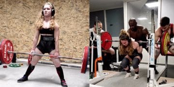 Powerlifter Tiffany Chapon Gym Total