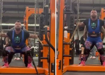 Rob Kearney Squats 368kg