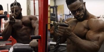 Terrence Ruffin Trains Back And Biceps