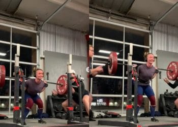 Natalie Richards shares insane squat exercise