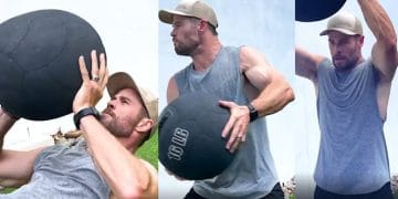 Chris Hemsworth Medicine Ball Workout