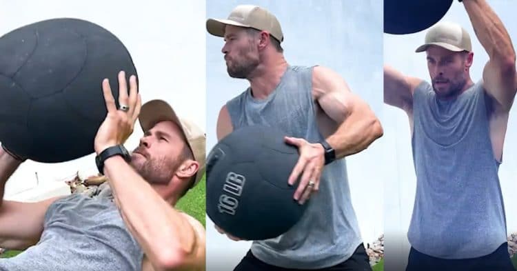 Chris Hemsworth Medicine Ball Workout