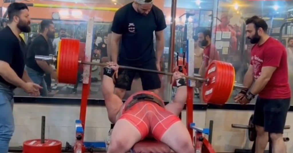 Danial Zamani 360kg Bench