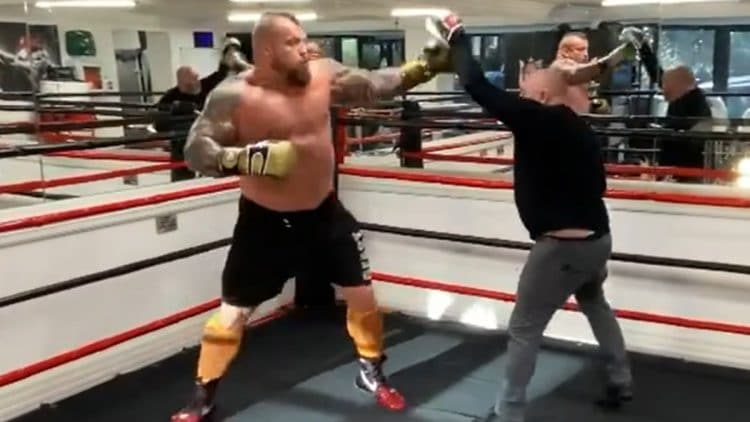 Eddie Hall Staying Heavy For Boxing Match