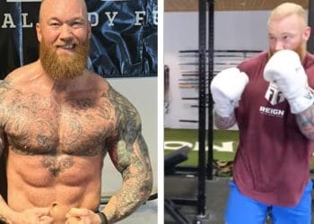 Hafthor Latest Boxing Training