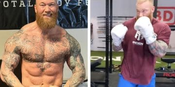 Hafthor Latest Boxing Training