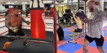 Hafthor Vs Eddie Boxing Match