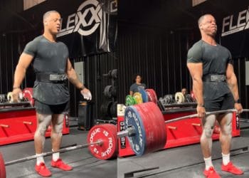 Jamal Browner 410kg Deadlift