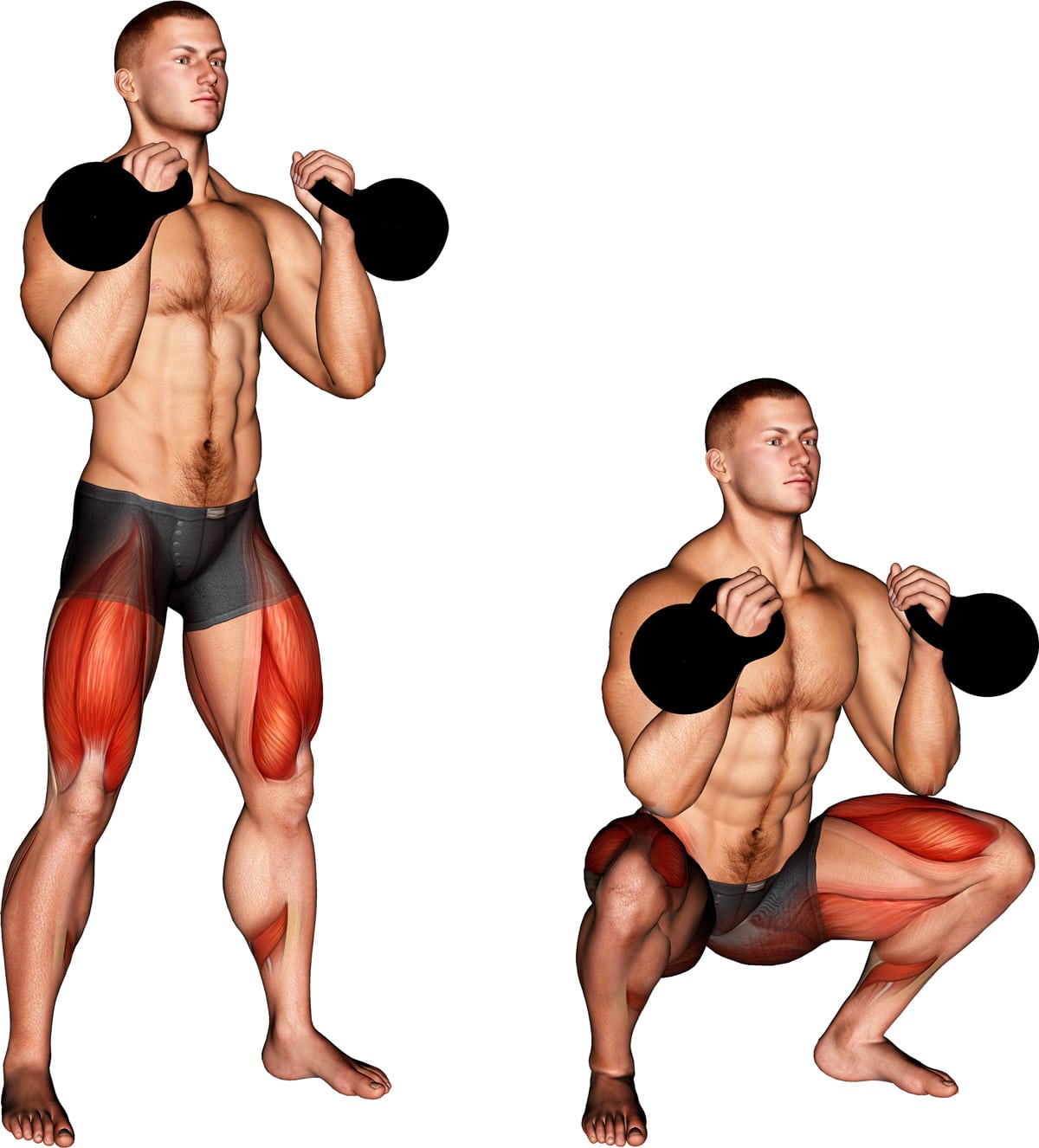 Kettlebell Front Squat Target Your Legs and Core Effectively Fitness