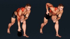 Kettlebell One Arm Row