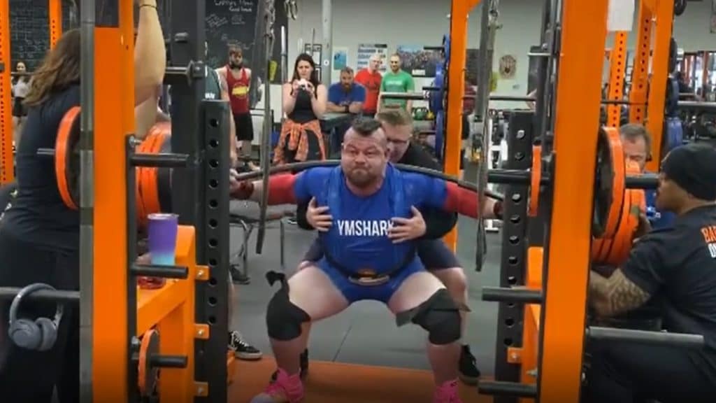 Rob Kearney 950 Lbs Squat