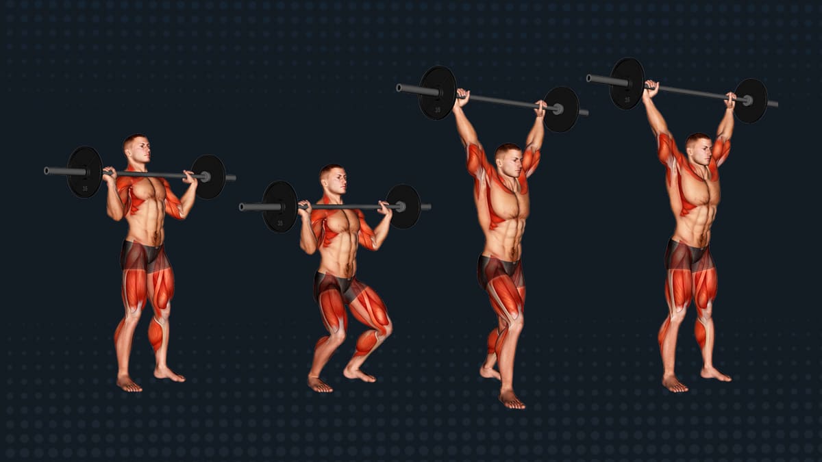 power clean muscles used