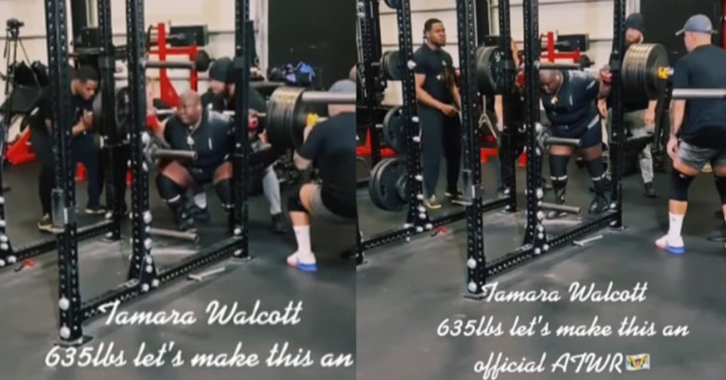 Tamara Walcott Squats 288 Kilograms