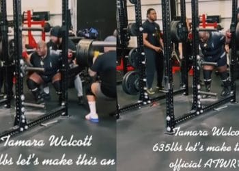 Tamara Walcott Squats 288 Kilograms
