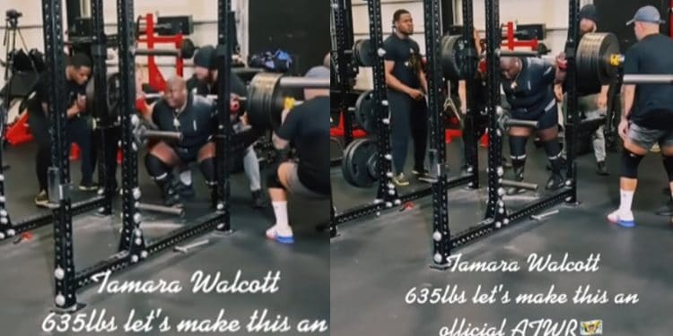 Tamara Walcott Squats 288 Kilograms