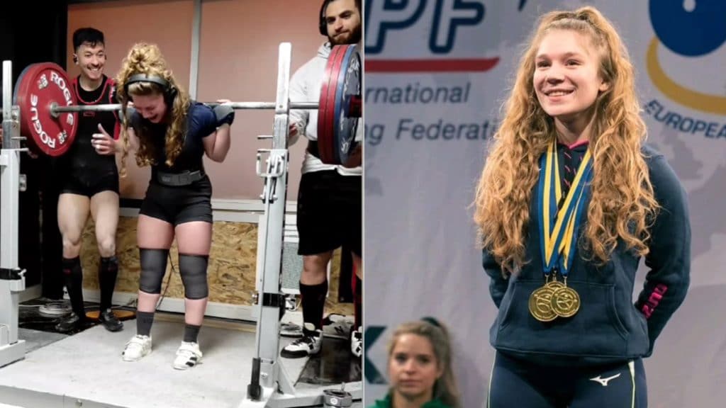 Tiffany Chapon Hits Raw Squat