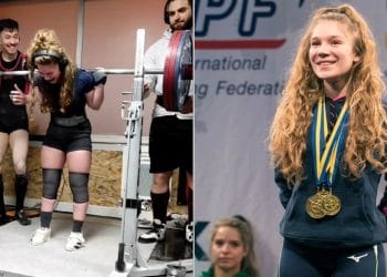 Tiffany Chapon Hits Raw Squat