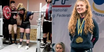 Tiffany Chapon Hits Raw Squat