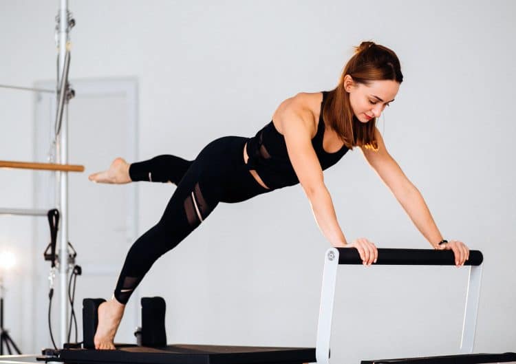 Doing Pilates On A Reformer