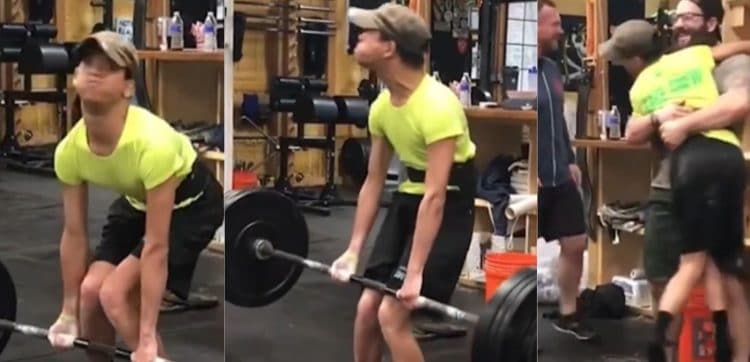Miles Taylor deadlifts twice his bodyweight