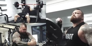 Eddie Hall shares workout