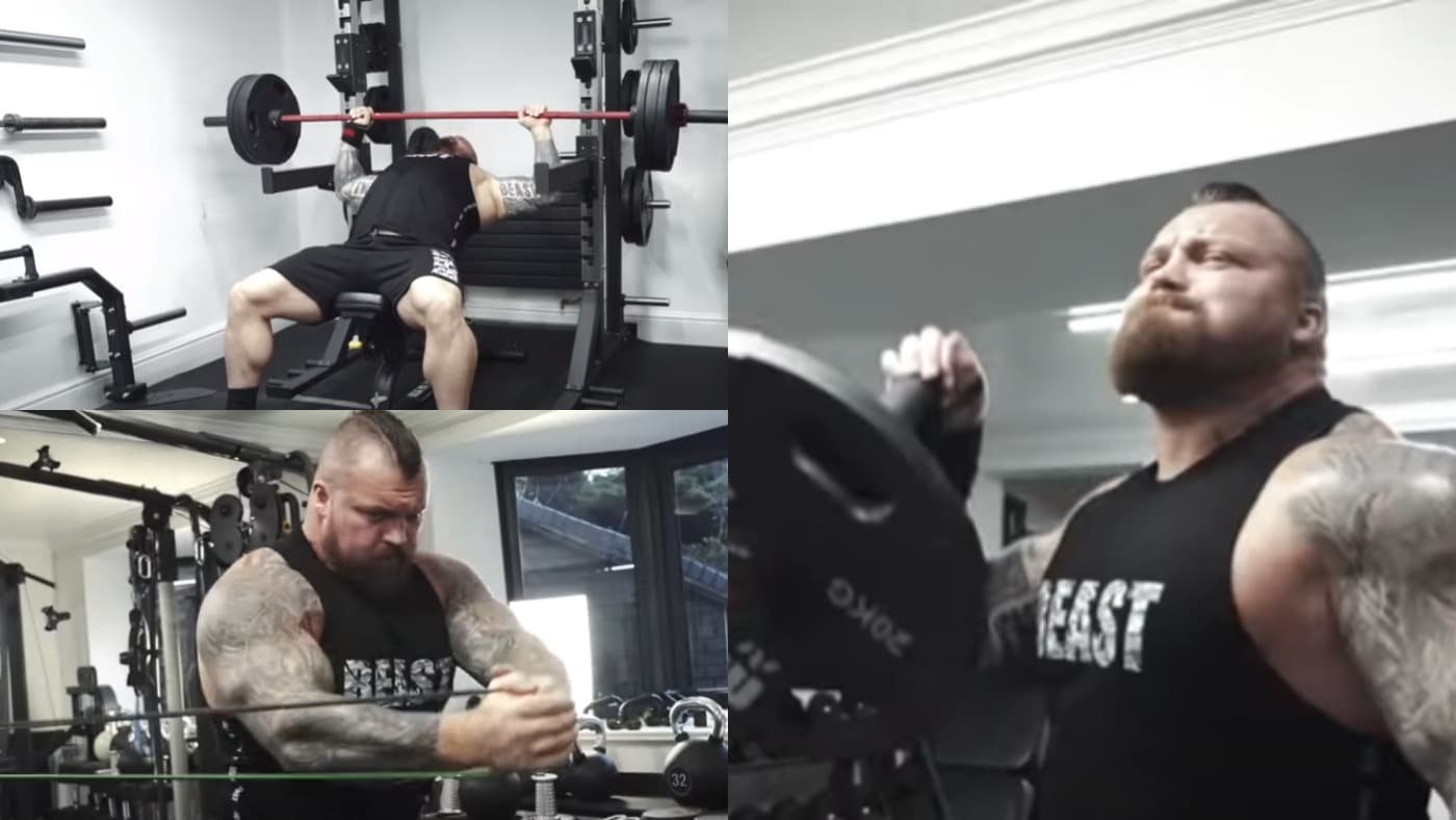 Eddie Hall shares workout