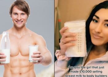 Woman Banks Selling Breast Milk