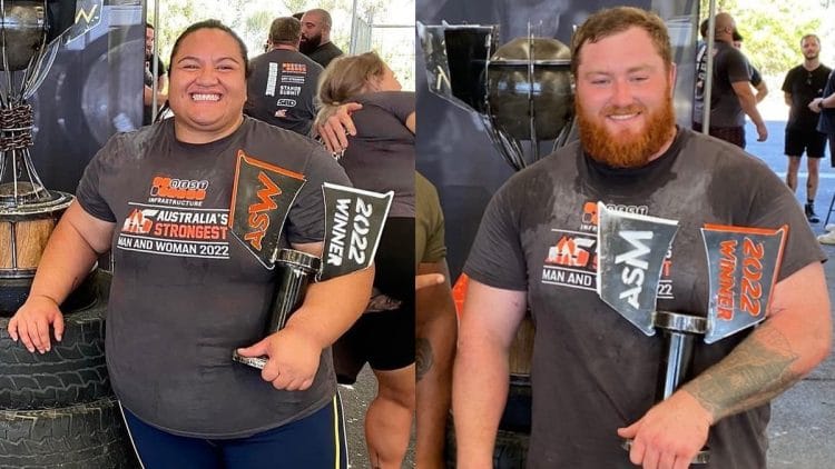 2022 Australias Strongest Man And Woman